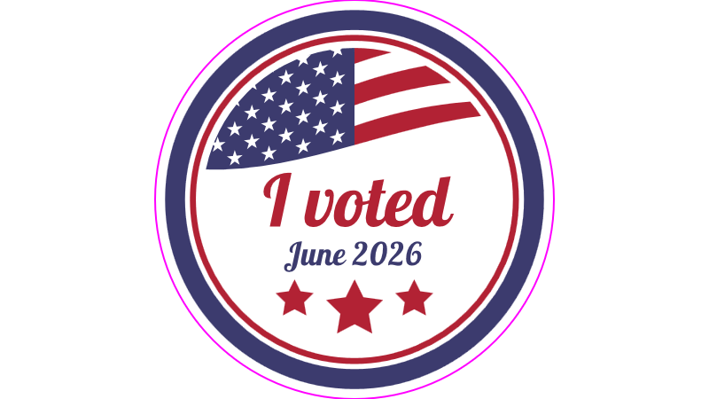 I Voted Button