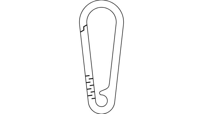 Living Hinge Carabiner