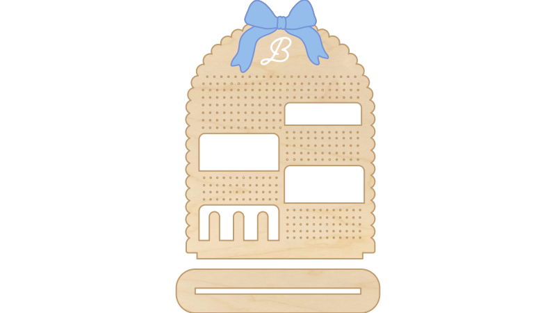 Bow Earring Holder
