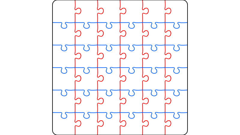 Non-Random Jigsaw Puzzle