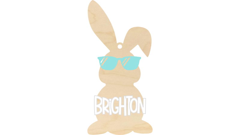 Cool Easter Bunny Tag